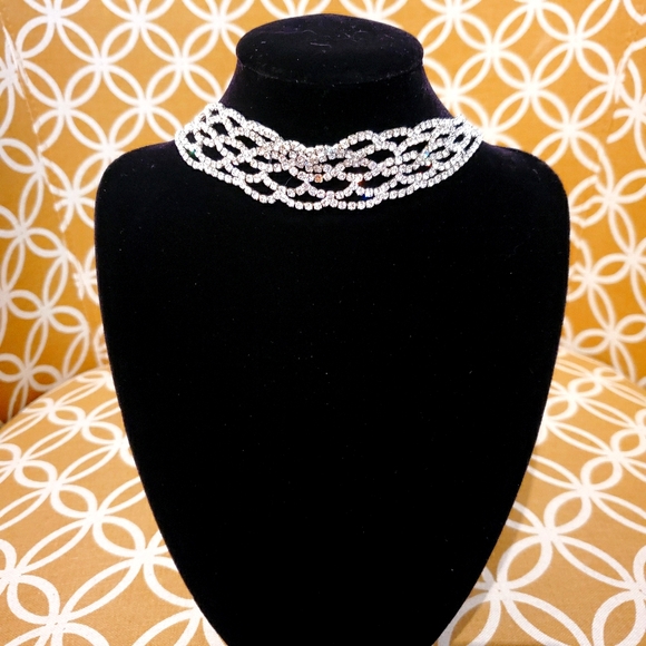 Rhinestone choker - Picture 1 of 13